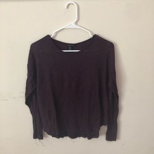 Maroon and navy long sleeve from forever 21 (S)